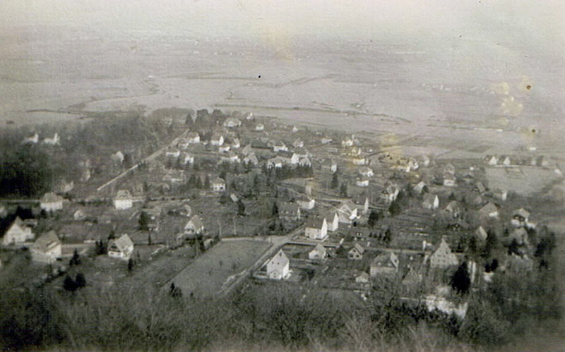 Blick vom Bismarckturm ca. 1939