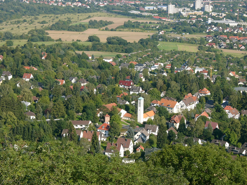 Blick vom Bismarckturm 2004